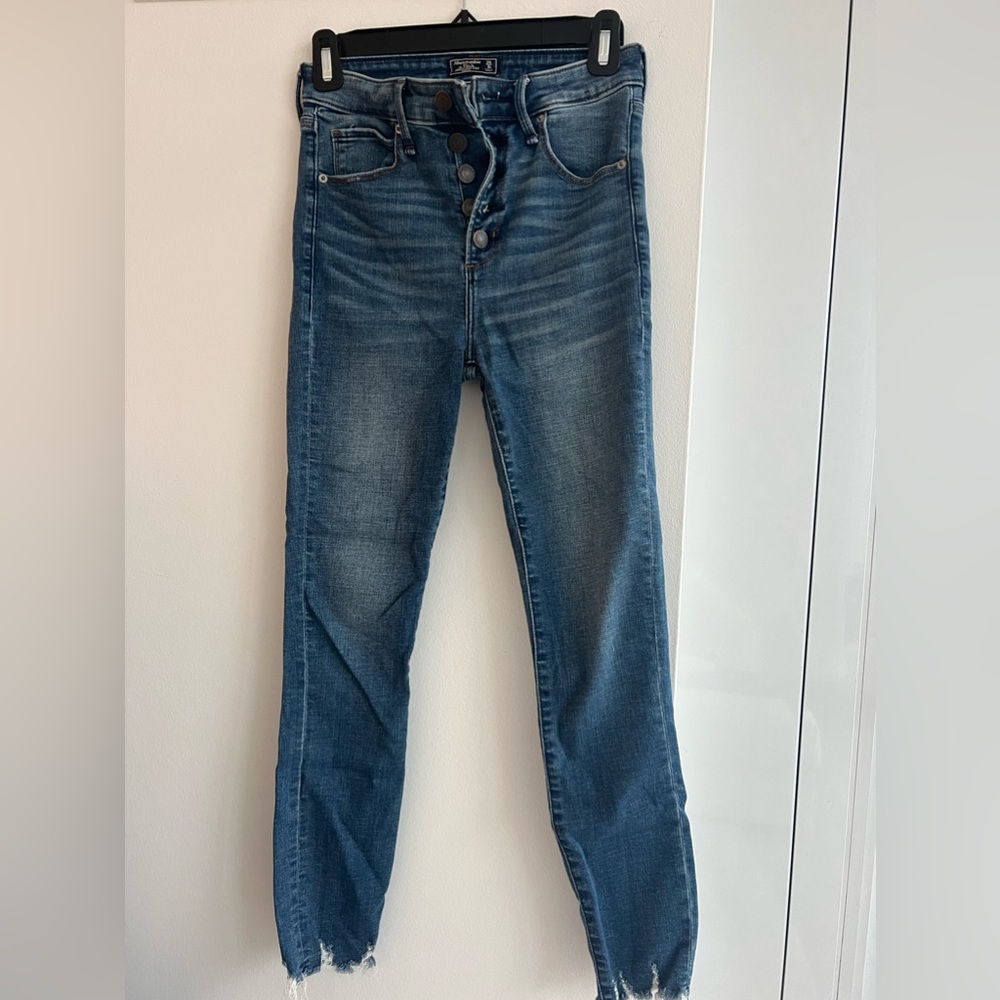 Abercrombie Simone High Rise Ankle Jeans -25